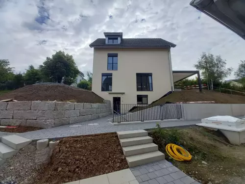 Gipserarbeiten Innen + Aussen: Neubau, EFH-Lährenbühl, Otelfingen