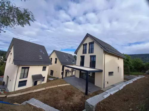 Gipserarbeiten Innen + Aussen: Neubau, EFH-Lährenbühl, Otelfingen