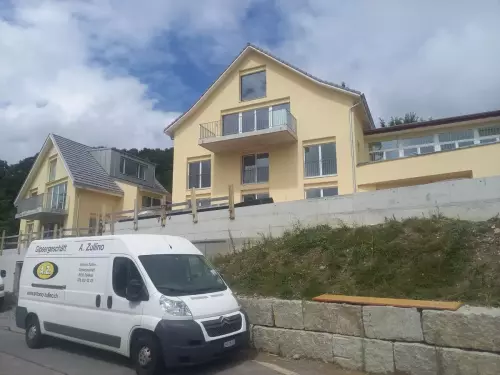 Gipserarbeiten Innen + Aussen: Neubau Villa, Hürlimann, Weisslingen